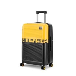 Urban Jungle by Safari, The OG Medium (67cm) Trolley, 70L Capacity Hard Sided Polycarbonate Suitcase with TSA Approved Lock, Anti Theft Zipper, 8 Silent Wheels (Sundaze Yellow)
