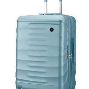 Maleta Crescent Check-in Medium | 65 cm Expandable| Hardside Luggage | Medium Size Trolley Bags for Luggage| Travel Bags for Luggage | Suitcase for Travel (Mint Green, Check-in Medium)