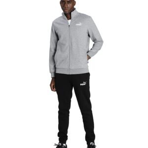 Puma Men Polycotton Active Track Suit | Lightweight Full-Zip Jacket & Track Pants Set for Men