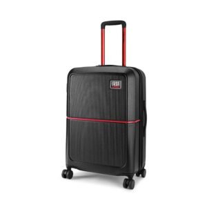 Urban Jungle Polycarbonate 360 Degree By Safari, Premium Medium(65 Cm) Trolley Bag, Check-In Suitcase With 8 Silent Wheel And Tsa Lock, Hardside Travelling Luggage For Both Unisex (Black)