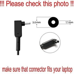 Laplife 19V 2.37A 45 Watt Replacement Laptop Adapter/Charger Pin Size 3.0 x 1.1 mm for Acer Swift 3, Aspire v13 P3 Chromebook 11 13 14 15 N7 R11 c720 CB3 CB5 Black
