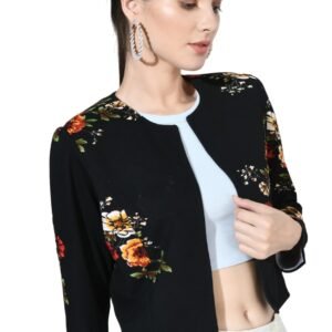 IUGA Women Round Neck Printed Shrug for Summer