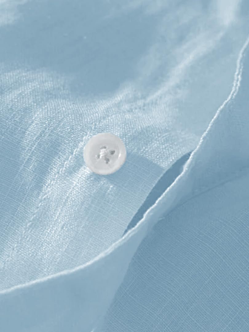 BE ACTIVE Men's Solid Slim Fit Cotton Casual Shirt || Men Stylish Shirt || Spread Collar & Full Sleeves - Image 6