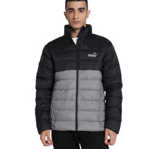 Puma Polyester Men’s A-Line Standard Length Coat (688743_Black