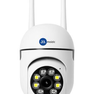 Maizic Smarthome 3 MP FHD WiFi Indoor Mini Fox Ptz Security Camera with Color Night Vision, 360° Ptz Rotation, Motion Tracking, Two Way Audio and Multi Users View