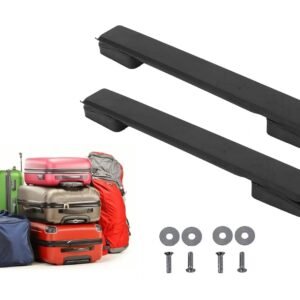 Repair Replacement Luggage Pull Handle for VIP Safari, American tourister, Skybag Suitcase Trolley Bag Suitcases Handle for Luggage Parts (2 Handle Black (at))
