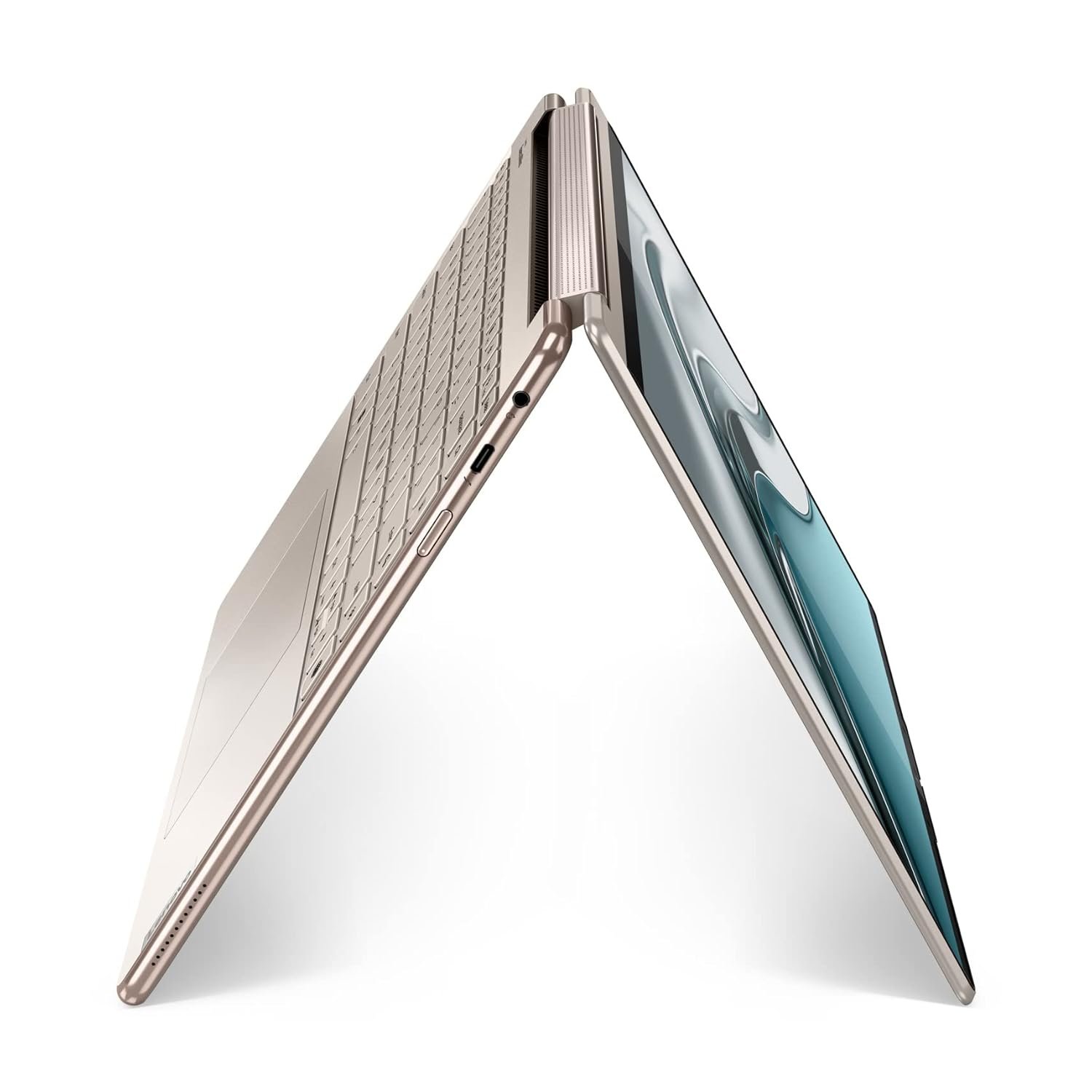 Lenovo Yoga 9 13th Gen Intel Evo i7 1360P 14"(35.56cm) 4K OLED 2-in-1 400Nits Laptop (16GB/1TB SSD/Win 11/Office 2021/Backlit KB/Pen 2.0/1Yr Warranty/Alexa/3 Month Game Pass/Oatmeal/1.4Kg) 83B1004XIN - Image 26