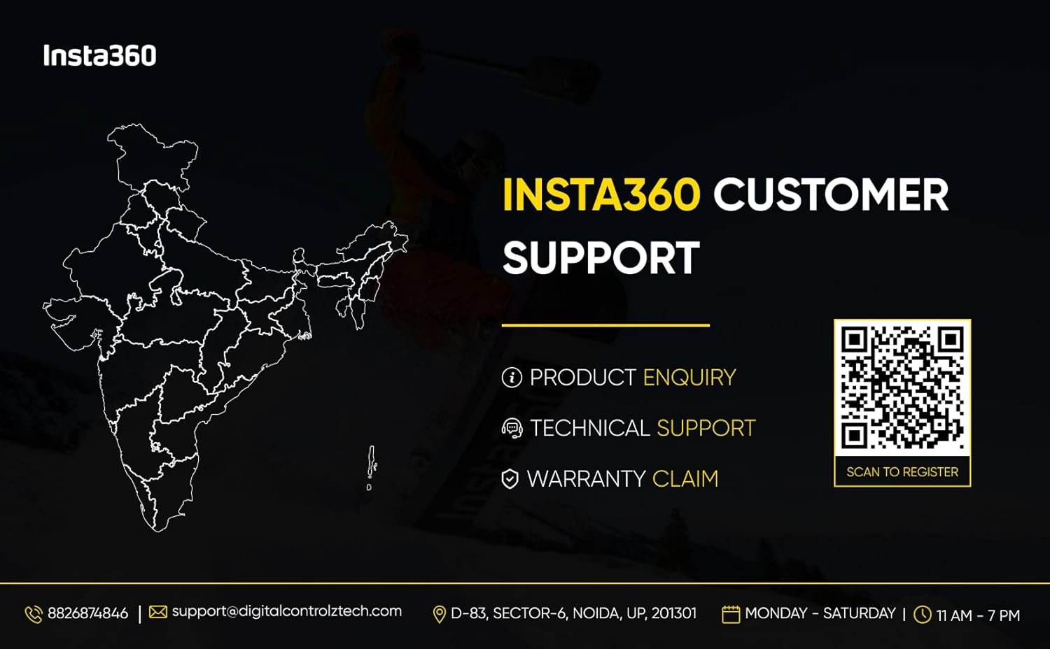 insta360 X3 Action Camera, 1/2" Sensor, 5.7K 360 Capture, Optical Zoom 3X, 72 MP 360 Photo, 4K Single Lens Mode, Black - Image 2