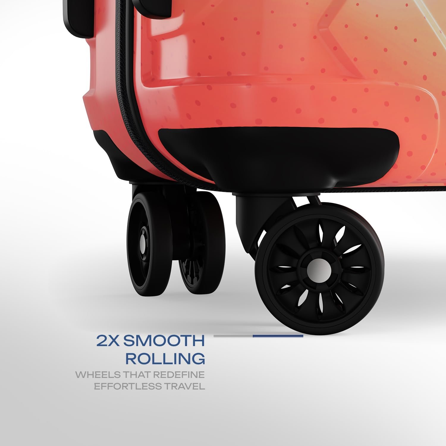 Safari Matrix 8 Wheels 65cm Medium Size Trolley Bag, Hard Case Polycarbonate, 360 Degree Wheeling Small Check in Luggage, Suitcase for Travel, Trolley Bags for Travel, Printed - Image 3