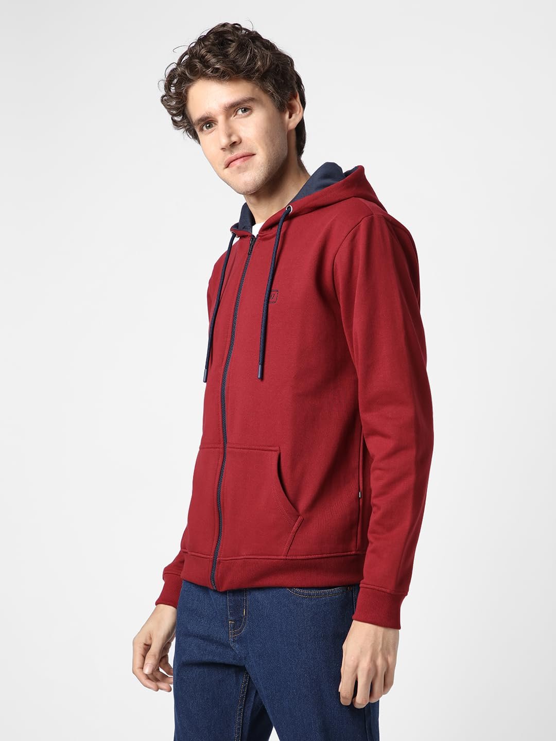 Urbano Fashion Men's Cotton Winter Hooded Sweatshirt - Image 3