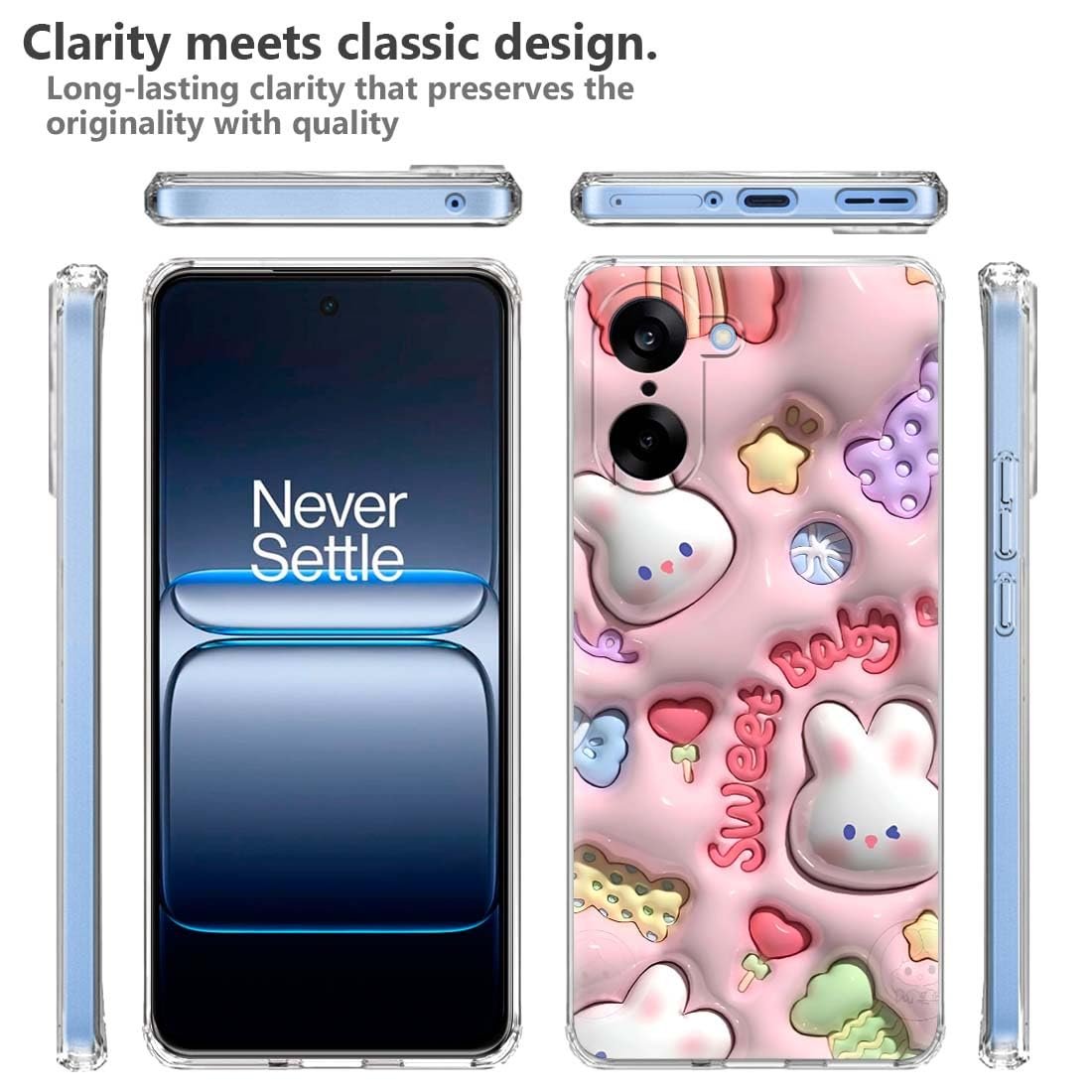 Fashionury Back Case for OnePlus Nord CE5 5G, Print Silicone Stylish Back Cover Case for OnePlus Nord CE5 5G -D2149 - Image 4