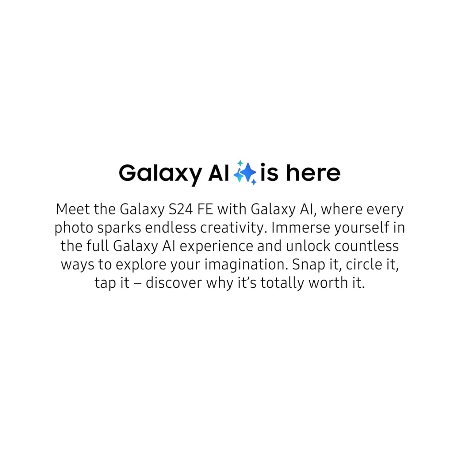 Samsung Galaxy S24 FE 5G AI Smartphone (Blue, 8GB RAM, 128GB Storage) - Image 4