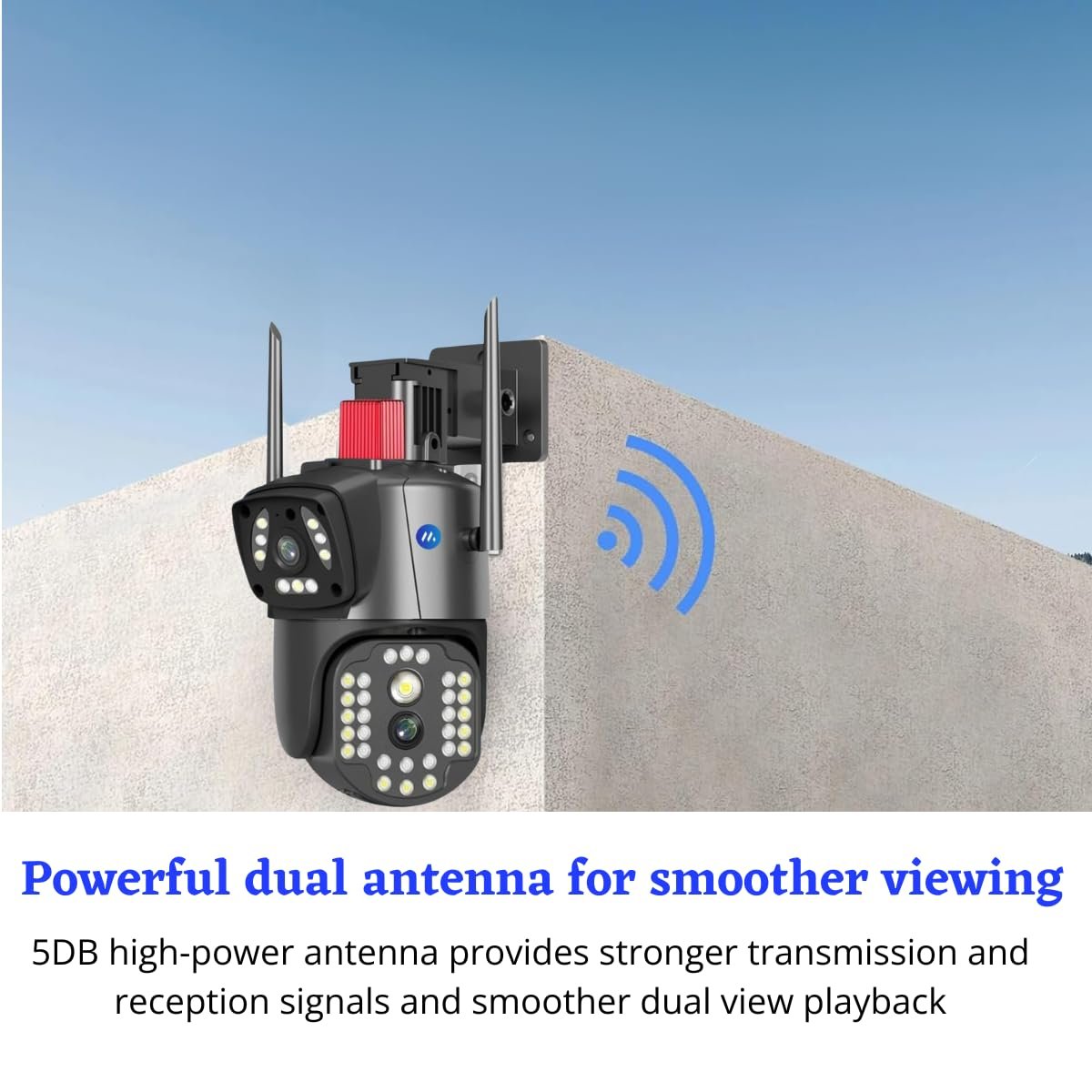 Maizic Smarthome 6 MP WiFi Camera Outdoor/Indoor with bidirectional Voice, Intelligent Alarm, Smart surviellance, Motion and Human Detection (White Outdoor) - Image 2