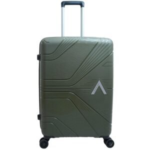 VIP Aristocrat Trolley Bag Set 65 cm, Hardside PP Shell, Dual Wheels, Multi-Stage System, 10-Number Zipper, 7-Year Warranty (Ivory, Medium)