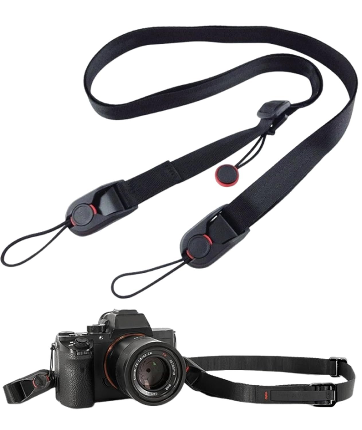 3PCS Camera Strap, Accessories Adapter Quick Release, Wrist Strap, Photography Adapter for Binocular, Action, Digital Camera, Laptop Bags