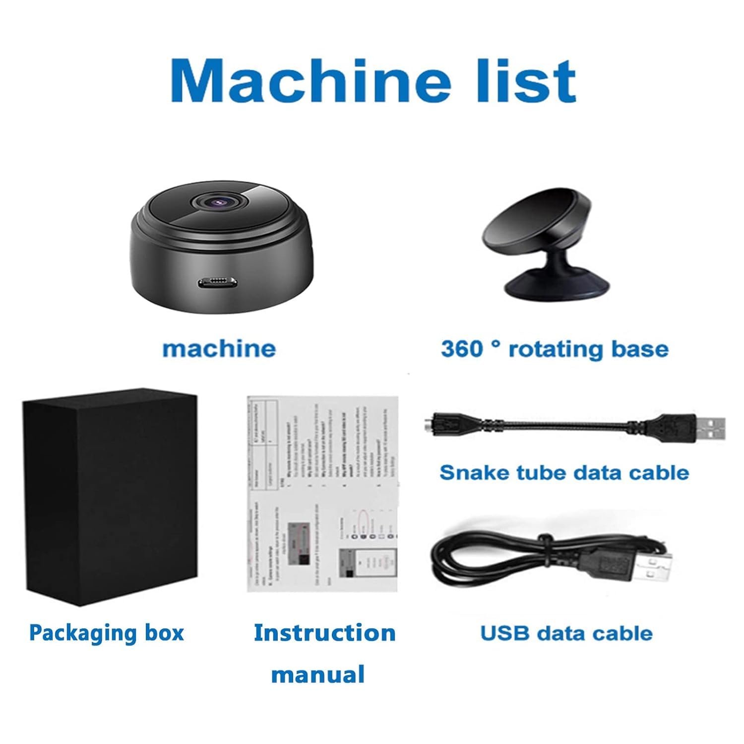 Drumstone ( ๐+๐ Years Warranty 1080P Mini Wireless Spy Camera with Audio WiFi Hidden Camera with Live Feed Motion Detection Loop Recording & Mobile App Access Portable Indoor Security Cam for Home - Image 4