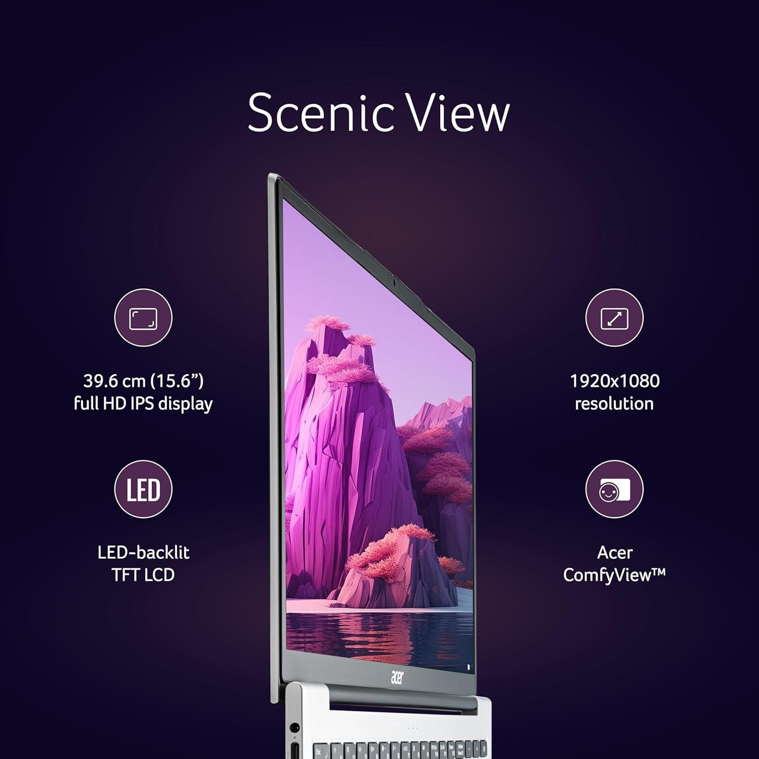 Acer Aspire 3 (2025) Intel Core i3 13th Gen 1305U - (24 GB/512 GB SSD/Intel UHD Graphics/Windows 11 Home) Thin and Light Laptop/15.6" FHD IPS Display/Metal Body/Silver/1.5 Kg/MSO 2021/3 Years Warranty - Image 6