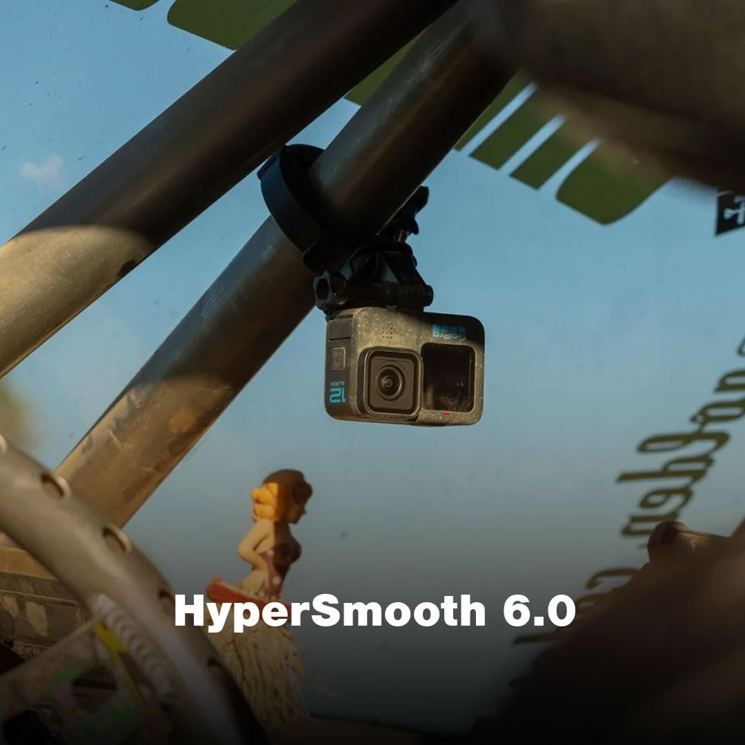 GoPro HERO12 Waterproof Action Camera with Front & Rear LCD Screens, 5.3K60 Ultra HD Video, HyperSmooth 6.0 + AutoBoost, Live Streaming with Enduro Battery (1-Yr International + 1-Yr India Warranty) - Image 5