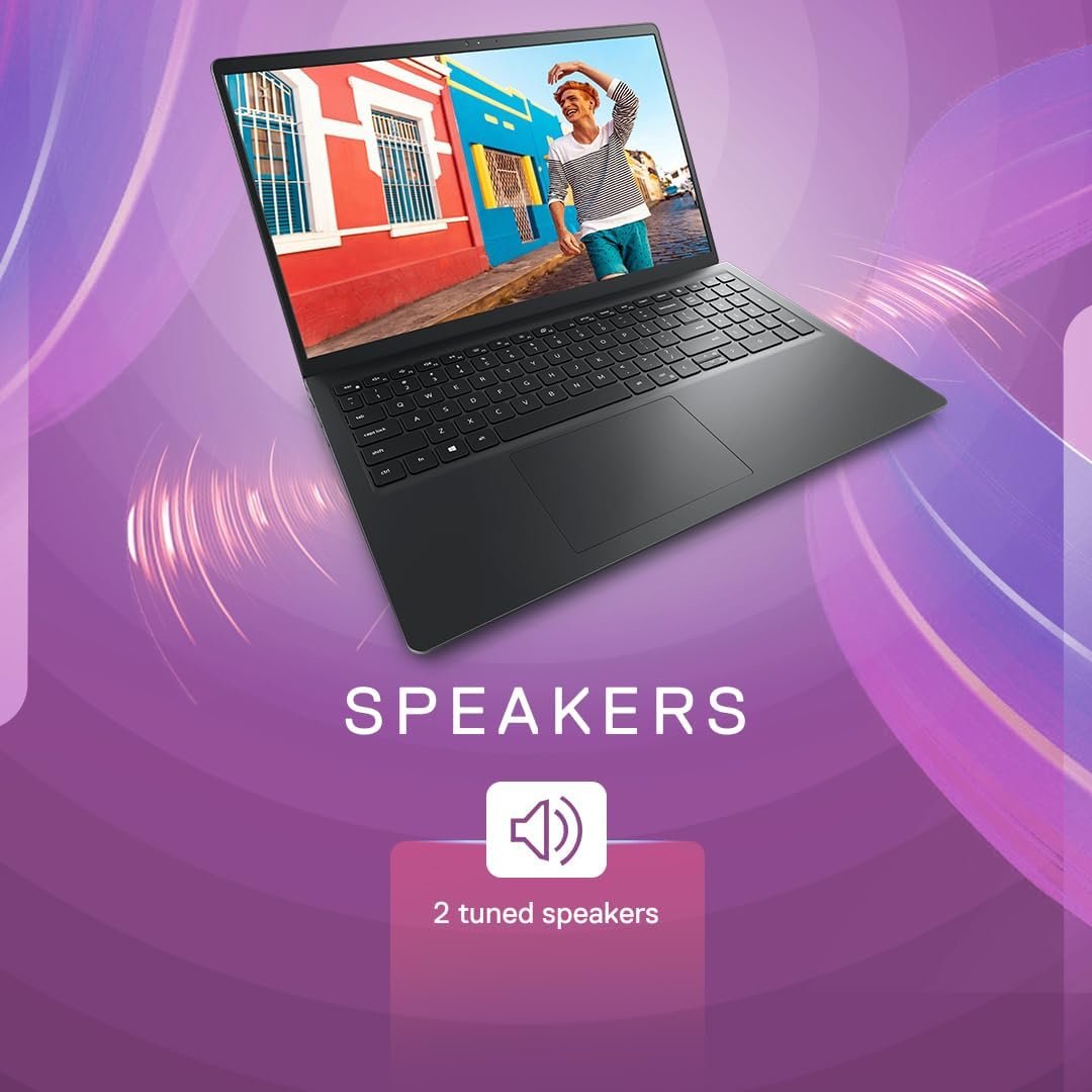 Dell Inspiron 3535, Windows 11 Home, AMD Ryzen 3 7320U Processor, (8GB RAM/512GB SSD/Window 11/Ms Office' 21/15.6"(39.62 Cm) FHD Display/15 Month Mcafee/Carbon Black/1.67Kg Thin & Light Laptop - Image 3