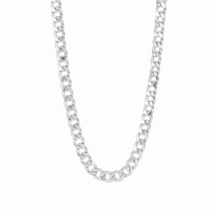 Fashion Frill Silver Chain For Men Stylish Stainless Steel Silver Necklace Chain For Men Boys Neck Wear Anniversary Gift For Husband Boyfriend Fashion Men’s Jewellery