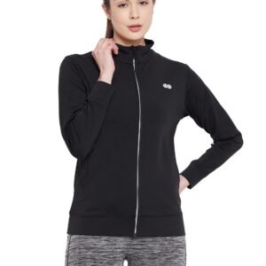 Clovia Women’s Polyester A-Line Standard Length Coat