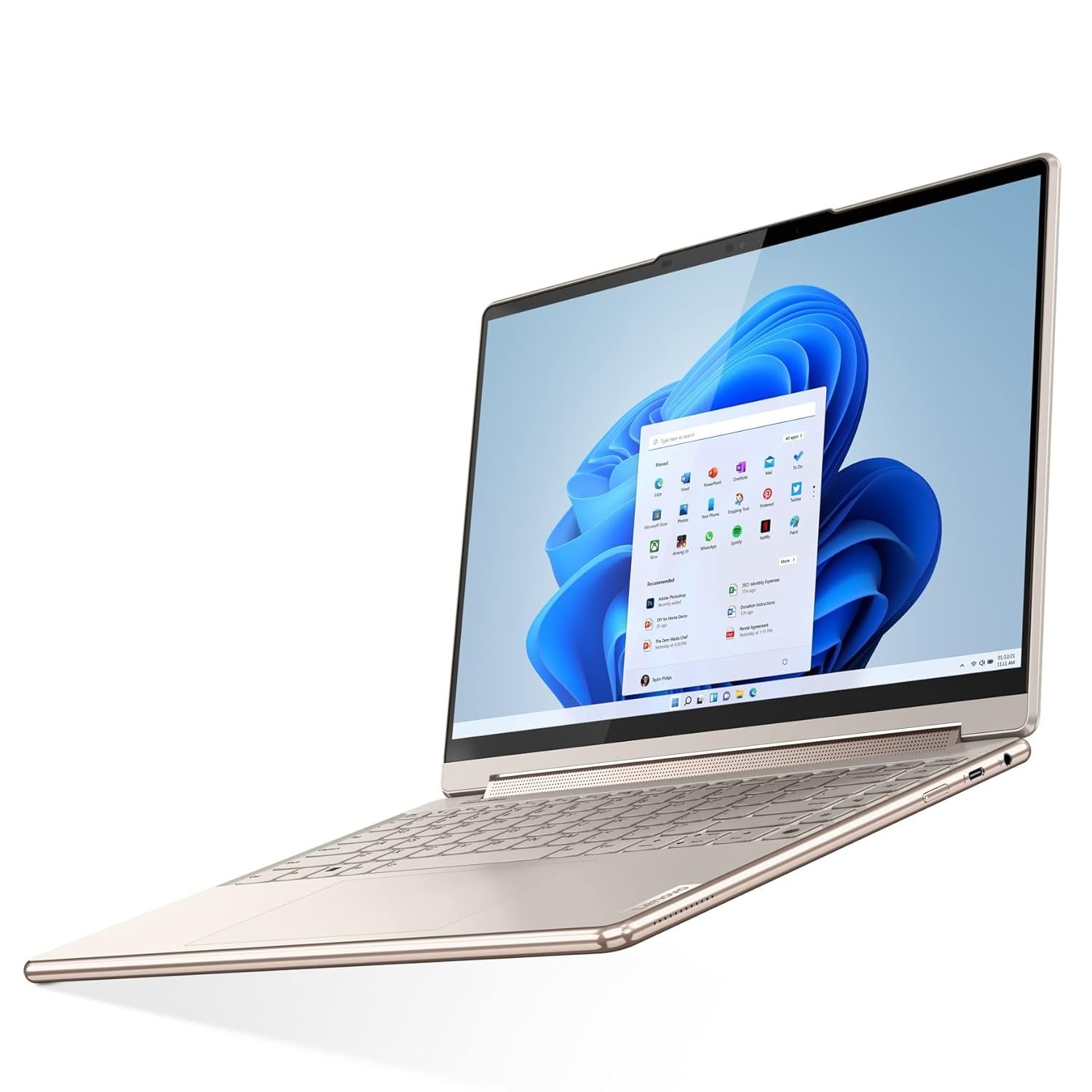 Lenovo Yoga 9 13th Gen Intel Evo i7 1360P 14"(35.56cm) 4K OLED 2-in-1 400Nits Laptop (16GB/1TB SSD/Win 11/Office 2021/Backlit KB/Pen 2.0/1Yr Warranty/Alexa/3 Month Game Pass/Oatmeal/1.4Kg) 83B1004XIN - Image 8