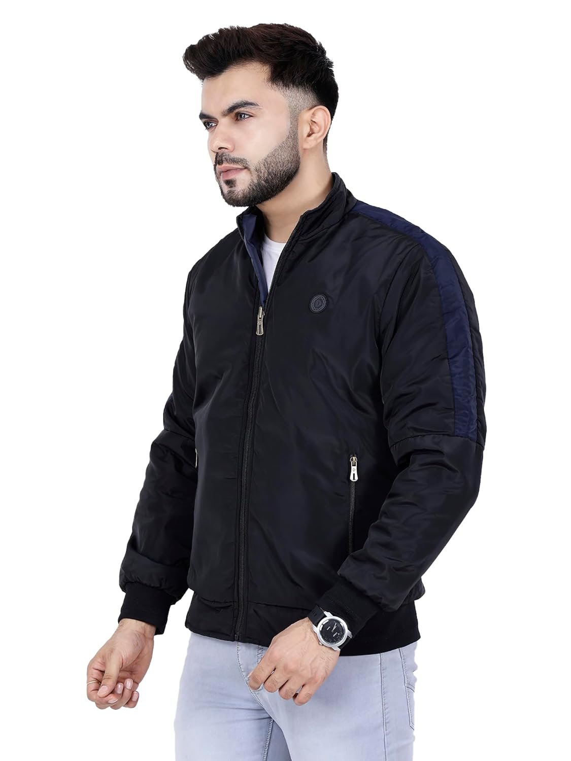 Dollar Jacket For Men Casual Zipper Bomber For Winter