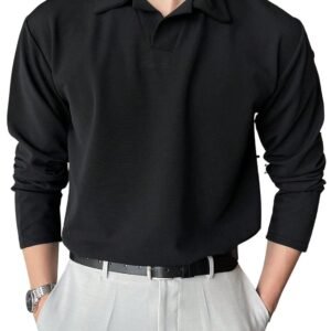 Leriya Fashion Men’s Lycra Blend Regular Fit Polo T-Shirt Plain & Versatile (Available in Plus Size and Combo Pack of 2)