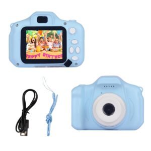 Mini Kids Camera | HD Toy Cam for Ages 5 to 12 | Fun Toy for Boys and Girls |1080P HD Video Recorder with 2-Inch Display for Young Photographer and Tech-Loving Kids (Blue)