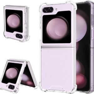 Thermoplastic Polyurethane Transparent Back Cover Case Compatible for Samsung Galaxy Z Flip 6 | Camera Protetion | Slim and Light Weight | Soft Touch and Feel |(Design 2142)