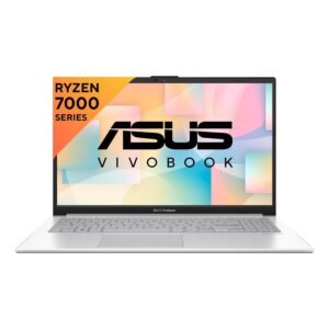 ASUS Vivobook Go 15, AMD Ryzen 3 7320U Thin & Light Laptop(AMD Radeon iGPU/8GB RAM/512GB SSD/FHD/15.6"/60Hz/Windows 11/M365 Basic (1Year)*/Office Home 2024/Cool Silver/1.63 Kg) E1504FA-NJ131WS