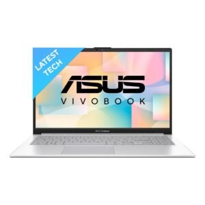 ASUS Vivobook Go 15, Intel Core i3-N305 Thin & Light Laptop(Intel UHD iGPU/8GB RAM/512GB SSD/FHD/15.6"/60Hz/Windows 11/M365 Basic (1Year)*/Office Home 2024/Cool Silver/1.63 Kg) E1504GA-NJ3321WS