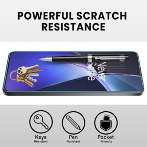 TitanGuard Tempered Glass Screen Protector Guard for OnePlus Nord CE5 / CE 5 5G (6.77 Inch) – 9H Hardness, Military Grade, Anti-Static, Easy Installation Kit – 1 PACK