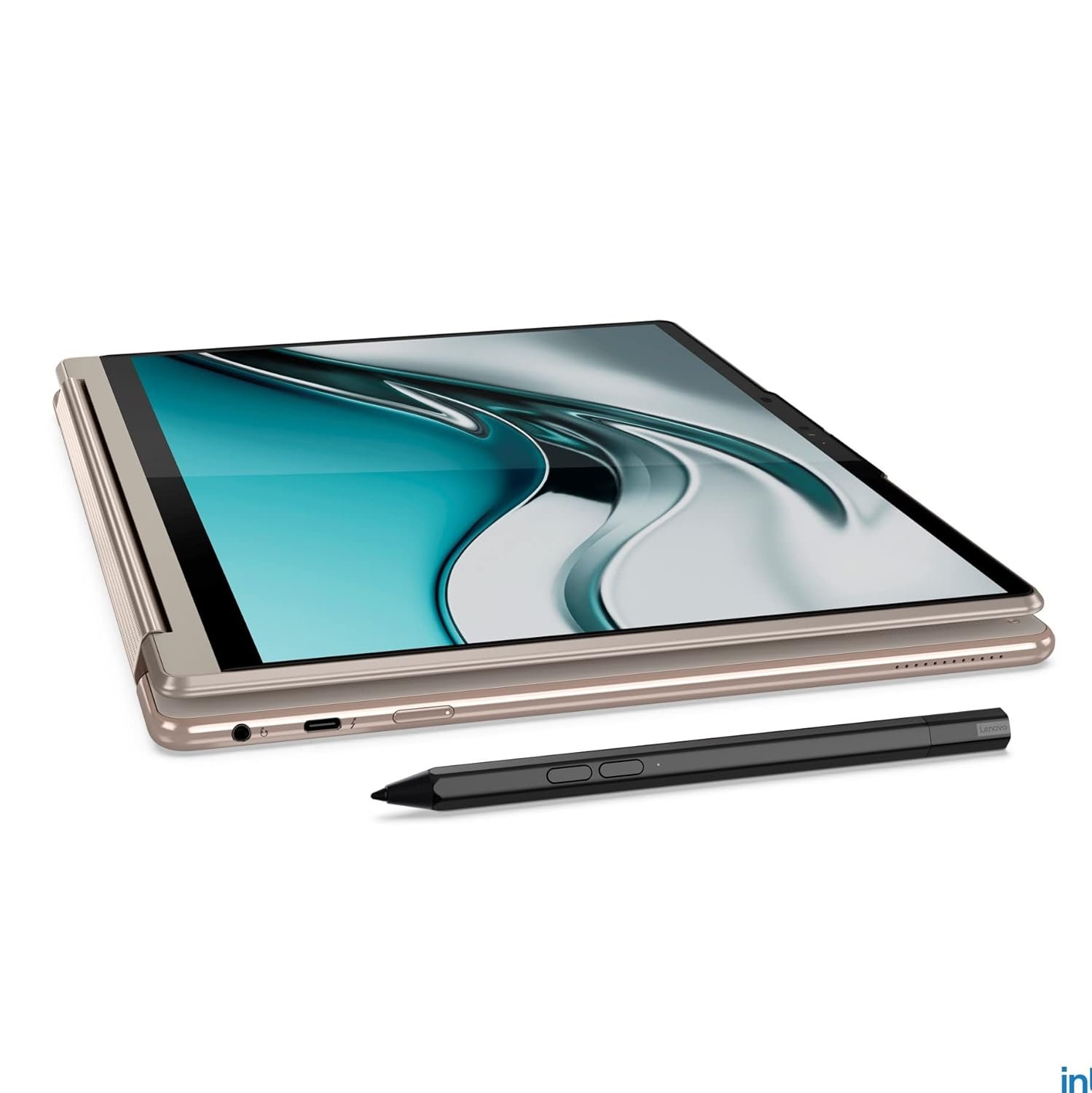 Lenovo Yoga 9 13th Gen Intel Evo i7 1360P 14"(35.56cm) 4K OLED 2-in-1 400Nits Laptop (16GB/1TB SSD/Win 11/Office 2021/Backlit KB/Pen 2.0/1Yr Warranty/Alexa/3 Month Game Pass/Oatmeal/1.4Kg) 83B1004XIN - Image 10