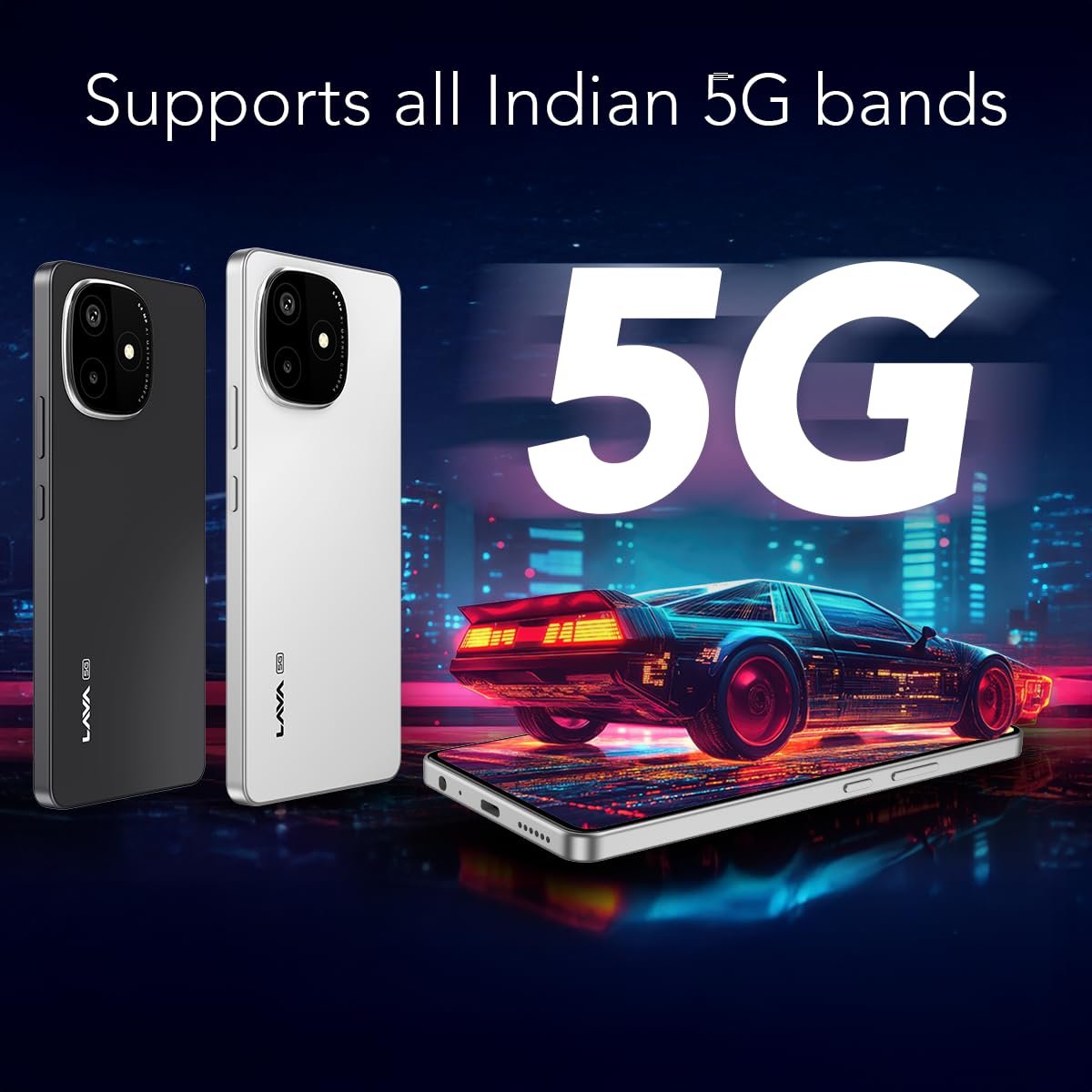 Lava Play Ultra 5G (Arctic Slate, 6+6*GB RAM, 128GB Storage)|MTK D7300 Processor-700K+ Antutu| 6.67" FHD+AMOLED Display | 64MP Camera | UFS 3.1 Storage | 5000mAh Battery-33W fast charging | IP64 Rated - Image 9