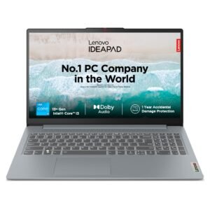 Lenovo Smartchoice IdeaPad Slim 3 13th Gen Intel Core i3-1315U 15.6 inch (39.6cm) FHD Laptop (8GB RAM/512GB SSD/Windows 11/Office Home 2024/Alexa Built-in/1Yr ADP Free/Grey/1.6Kg), 82X700F0IN