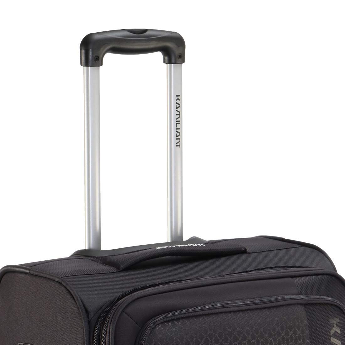 Kamiliant by American Tourister Kam Kojo 69 Cms Medium Check-in Polyester Soft Sided 4 Wheels 360 Degree Rotation Luggage/Speed_Wheel Suitcase/Trolley Bag (Grey), Trolley Bags for Travel - Image 7