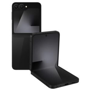 Samsung Galaxy Z Flip7 FE 5G Smartphone with Galaxy AI (Black, 8GB RAM, 256GB Storage), Ultra Sleek Compact Design, 50MP High-Resolution FlexCam, Long-Lasting 4000 mAh Battery, All-New One UI 8