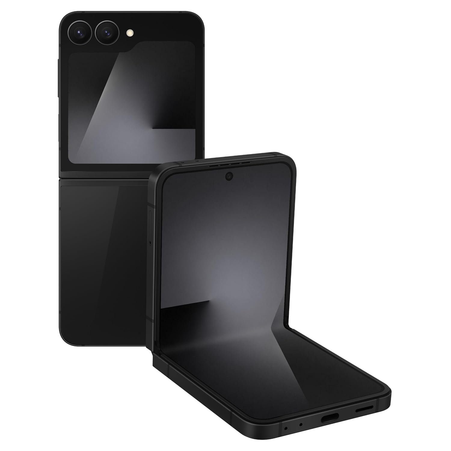 Samsung Galaxy Z Flip7 FE 5G Smartphone with Galaxy AI (Black, 8GB RAM, 256GB Storage), Ultra Sleek Compact Design, 50MP High-Resolution FlexCam, Long-Lasting 4000 mAh Battery, All-New One UI 8