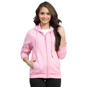 Monte Carlo Womens Solid Hooded Neck Full Sleeve Sweatshirt (22408555)