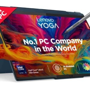 Lenovo Yoga 7 Intel Evo Core Ultra 5 125H Built-in AI 14"(35.5cm) WUXGA-OLED 400Nits 2-in-1 Laptop (16GB/1TB SSD/Win 11/Office Home 2024/Digital Pen/3 Mon. Game Pass/Teal/1.5Kg), 83DJ007UIN