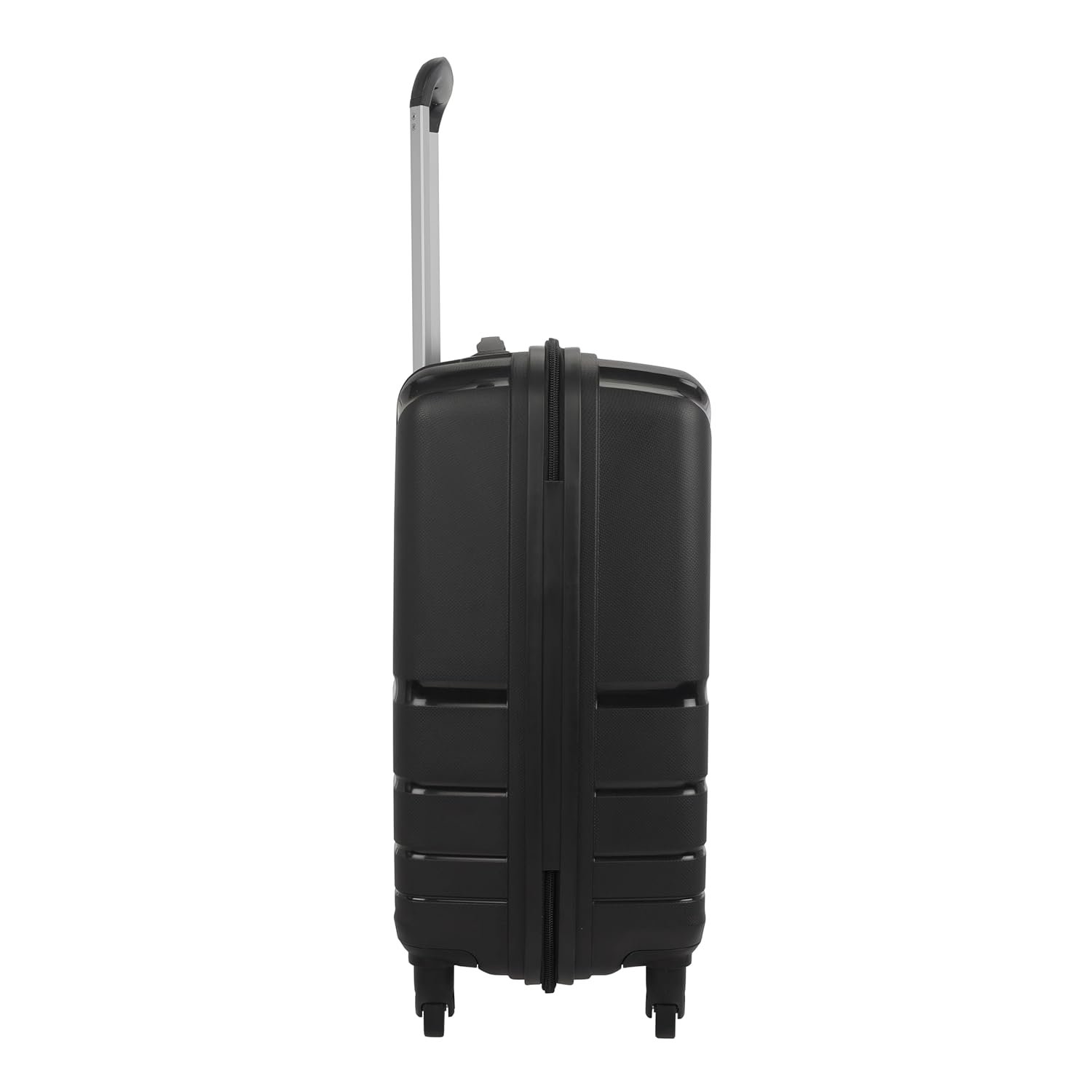 American Tourister Cabin Trolley Bag for Travel | Upland Spinner 55 Cms Polypropylene Hardsided Small Luggage Bag | 4 Wheel Suitcase for Travel | Trolley Bag for Travelling, Black - Image 2