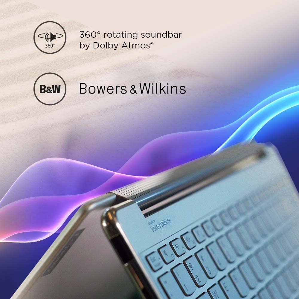 Lenovo Yoga 9 13th Gen Intel Evo i7 1360P 14"(35.56cm) 4K OLED 2-in-1 400Nits Laptop (16GB/1TB SSD/Win 11/Office 2021/Backlit KB/Pen 2.0/1Yr Warranty/Alexa/3 Month Game Pass/Oatmeal/1.4Kg) 83B1004XIN - Image 3