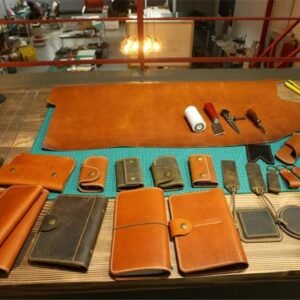 ClickCase for OnePlus Nord CE5 Sheepskin Series Faux Soft Leather Wallet Flip Case Kick Stand with Magnetic Closure Lightweight Slim Flip Cover for OnePlus Nord CE5 (Beige Brown)