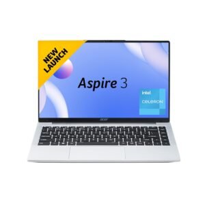 Acer Aspire 3, Intel Celeron N4500, 12 GB RAM, 256 GB SSD, HD 14"/35.56 cm, Windows 11 Home, Silver, 1.3 kg, A324-45, Thin and Light Laptop
