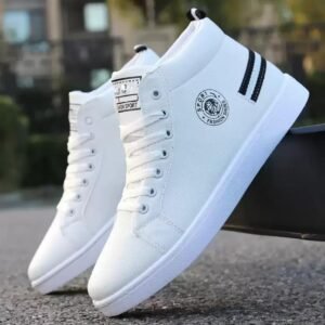 JOSMOS High Tops Sneakers for Men (White)