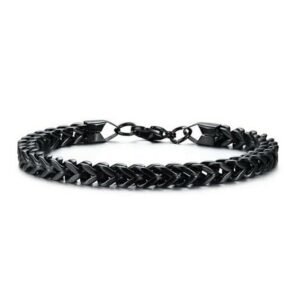 Fashion Frill Stylish Bracelet for Men Stainless Steel Hand Chain Band Jewellery Accessories For Boys Gift for Husband & Boyfriend