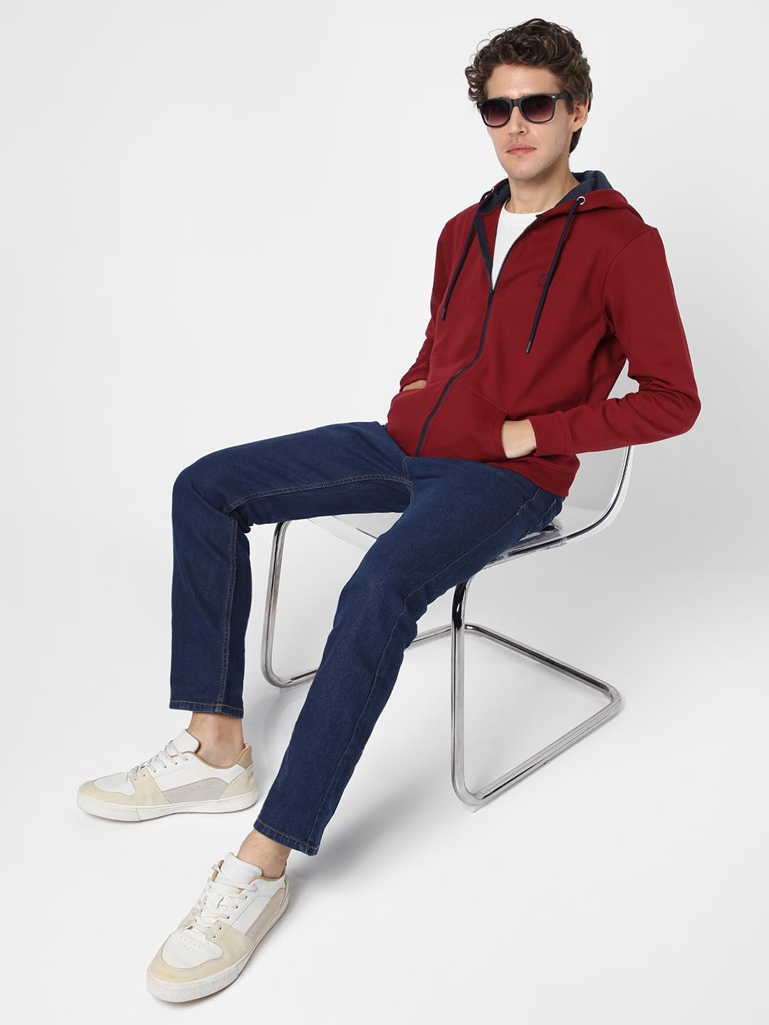 Urbano Fashion Men's Cotton Winter Hooded Sweatshirt - Image 5