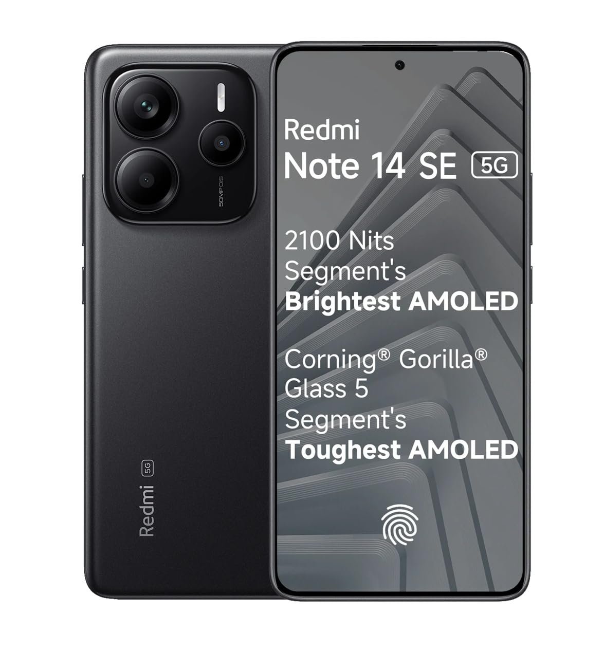 Redmi Note 14 SE 5G, Titan Black (6GB, 128GB)