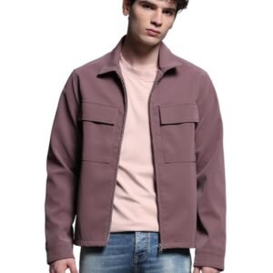 JACK & JONES Men’s Polyester Standard Length A-Line Coat